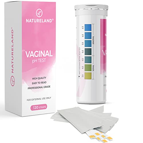 Natureland Vaginal Health pH Test Strips, Feminine pH Test, Value Pack - NutriGlobal