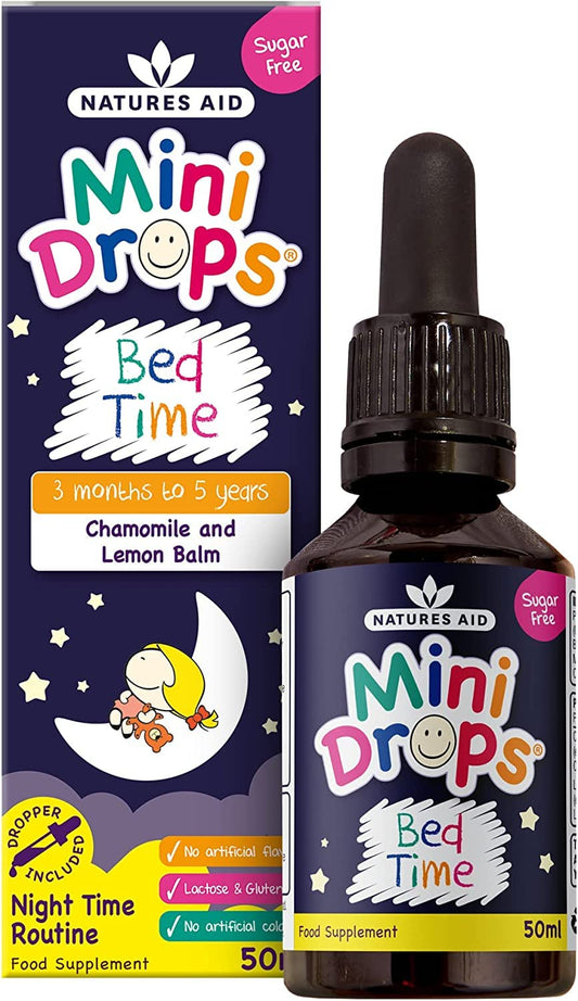 Natures Aid Bed Time Mini Drops for Children 3 Months - 5 Years, 50ml - NutriGlobal