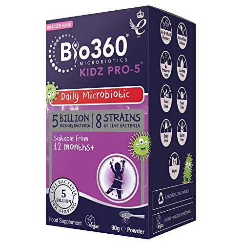 Natures Aid Bio360 Kidz Pro-5 (5 Billion Bacteria) from Natures Aid, Children's Microbiotic - NutriGlobal