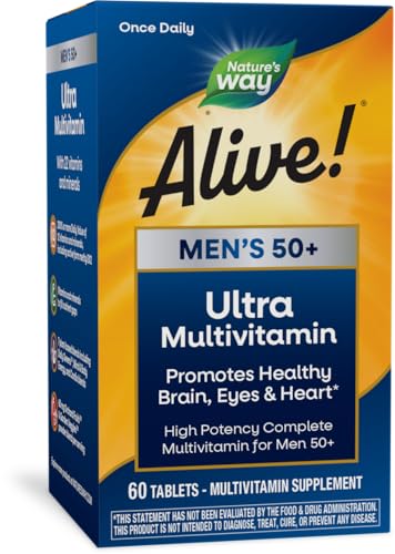 Nature's Way Alive! Men’s 50+ Daily Ultra Potency Complete Multivitamin - NutriGlobal