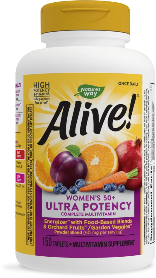 Nature’s Way Alive! Women’s 50+ Ultra Potency Complete Multivitamin - NutriGlobal