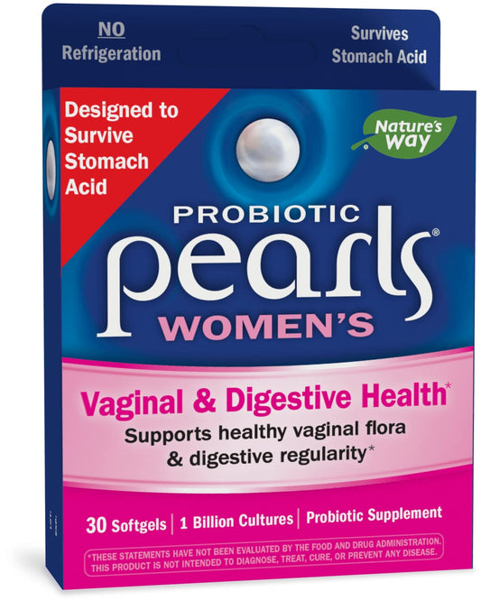 Nature's Way Probiotic Pearls for Women, Vaginal and Digestive Health - NutriGlobal