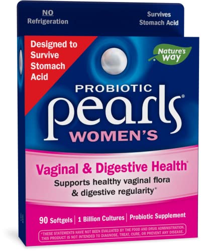 Nature's Way Probiotic Pearls for Women, Vaginal and Digestive Health - NutriGlobal