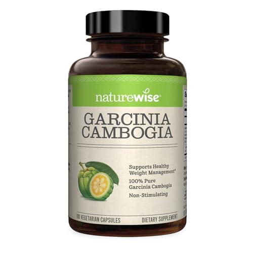 Naturewise Garcinia Cambogia with Pure Garcinia Cambogia Extract, 60% HCA Concentrati - NutriGlobal