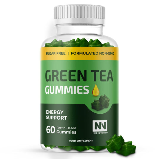 Nobi Nutrition Green Tea Fat Burner Gummies for Weight Loss | Metabolism Boost - NutriGlobal