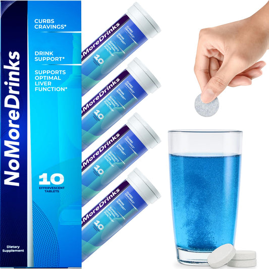 NoMoreDrinks Alcohol Cravings Reducer - Stop Drinking Alcohol Supplements & Liver - NutriGlobal