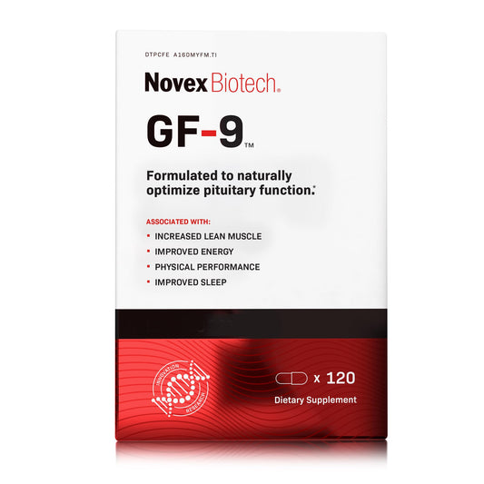 Novex Biotech GF-9 – HGH Boosting Supplement for Men - Workout Supple - NutriGlobal