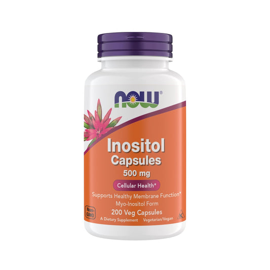 Now Foods Inositol 500 mg, Superior Myo Inositol Form, for Healthy Membrane Function - NutriGlobal