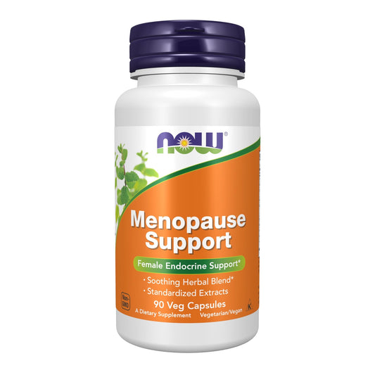 NOW Supplements, Menopause Support, Blend Includes Standardized Herbal Extracts and Other Nutrients, 90 Veg Capsules - NutriGlobal
