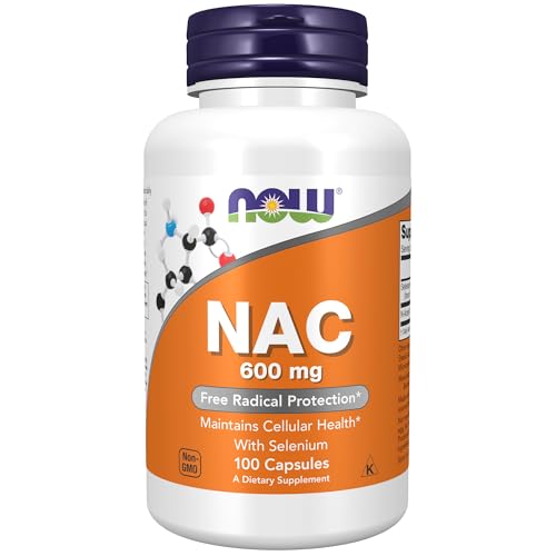 NOW Supplements, NAC (N-Acetyl Cysteine) 600 mg with Selenium & Molybdenum - NutriGlobal