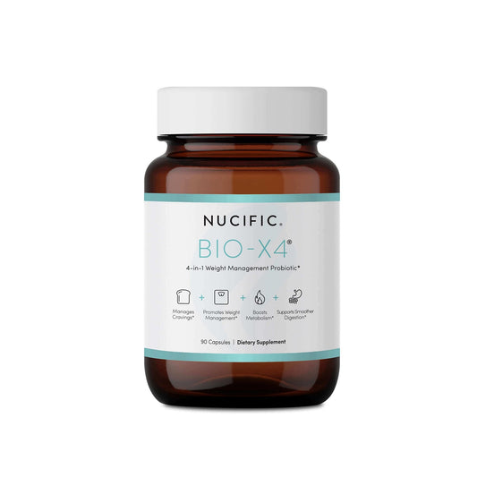 Nucific® Bio-X4 4-in-1 Weight Management Probiotic Supplement, 90 Count. - NutriGlobal