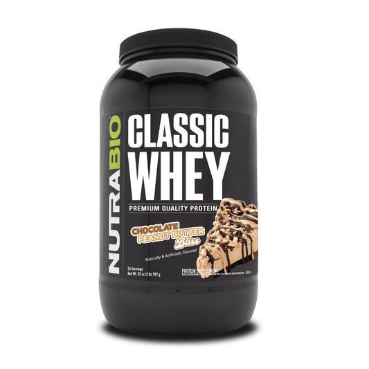NutraBio Classic Whey Protein Powder- Full-Spectrum Amino Acid Profile - No Fillers - NutriGlobal