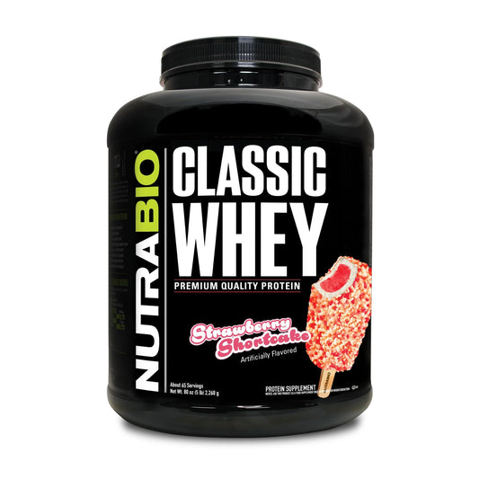 NutraBio Classic Whey Protein Powder - No Fillers, Artificial Colors, Preservatives - NutriGlobal