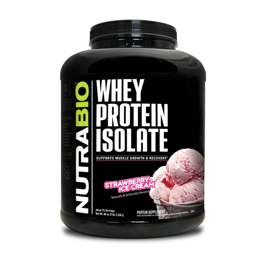 NutraBio Whey Protein Isolate Supplement – 25g of Protein Per Scoop with Complete - NutriGlobal