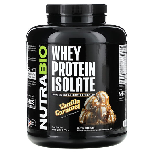 NutraBio Whey Protein Isolate Supplement – 25g of Protein Per Scoop with Complete - NutriGlobal
