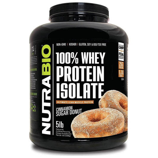 NutraBio Whey Protein Isolate Supplement – 25g of Protein Per Scoop with Complete - NutriGlobal