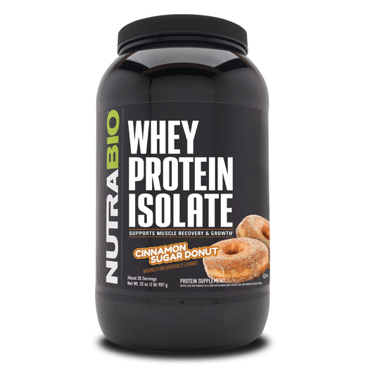 NutraBio Whey Protein Isolate Supplement – 25g of Protein Per Scoop with Complete - NutriGlobal