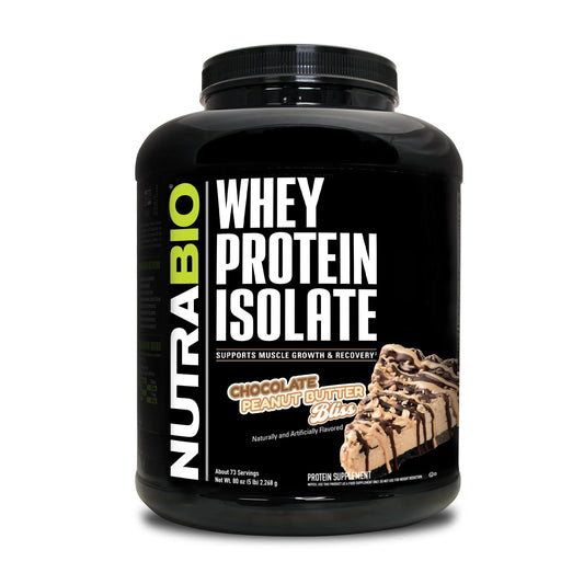 NutraBio Whey Protein Isolate Supplement – 25g of Protein Per Scoop with Complete - NutriGlobal