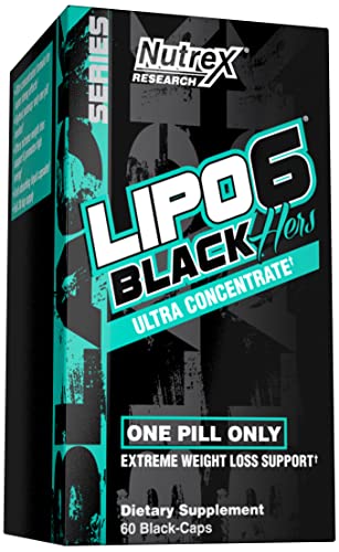 Nutrex Research Lipo-6 Black Hers Ultra Concentrate | Weight Loss Pills for Women | Fat Burner - NutriGlobal
