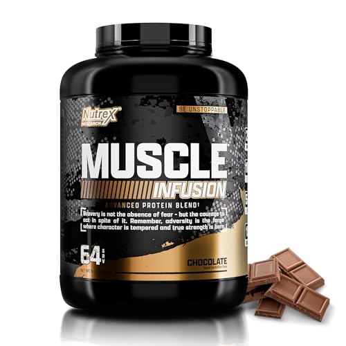 Nutrex Research Whey Protein Powder, Chocolate Muscle Infusion Whey Isolate w/EAA - NutriGlobal