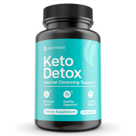 Nutriana Keto Detox Cleanser - Weight Loss Keto Pills Liver Supplement for Men & Women - NutriGlobal