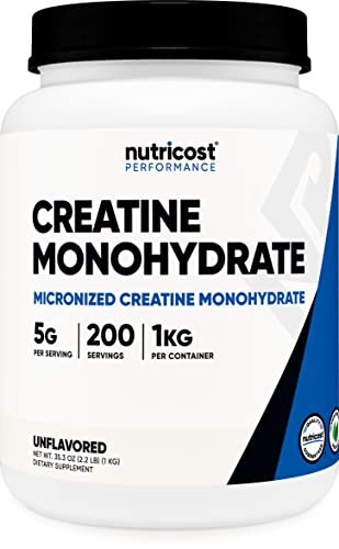 Nutricost Creatine Monohydrate Micronized Powder (1 KG) - Pure Creatine Monohydrate - NutriGlobal