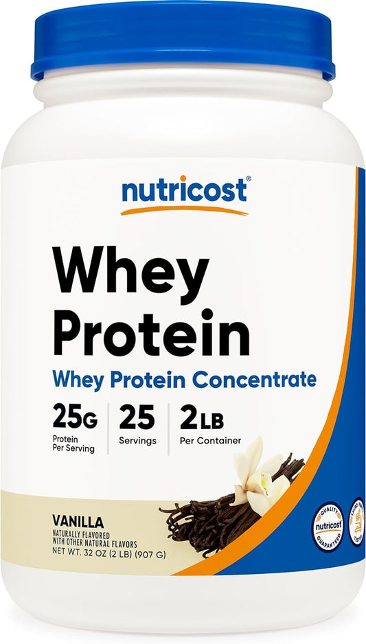 Nutricost Whey Protein Concentrate (Vanilla) 2LBS - NutriGlobal