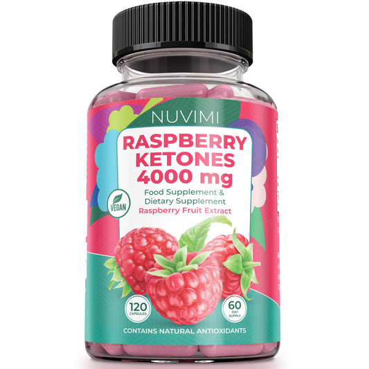 NUVIMI Raspberry Ketones 4000 mg Natural Dietary Food Supplement to Support Healthy - NutriGlobal
