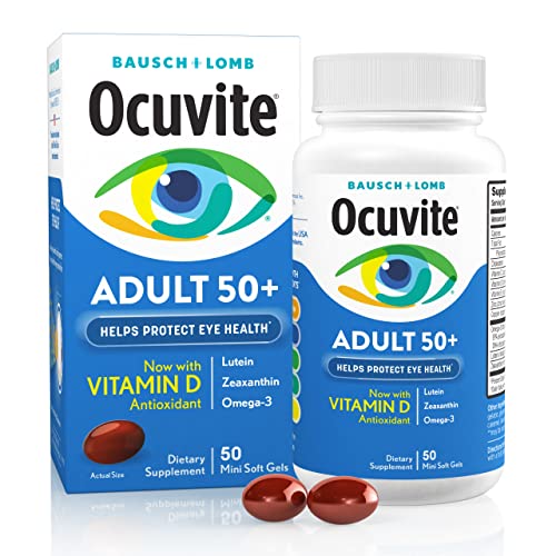 Ocuvite Eye Vitamin & Mineral Supplement, Contains Zinc, Vitamins C, E - NutriGlobal