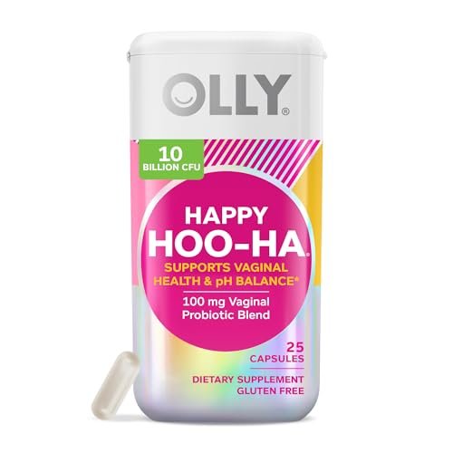 OLLY Happy Hoo-Ha Capsules, Probiotic for Women, Vaginal Health and pH - NutriGlobal
