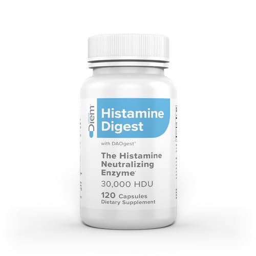 Omne Diem Histamine Digest DAO 30,000 HDU - 120 Caps - Histamine Neutralizing - NutriGlobal