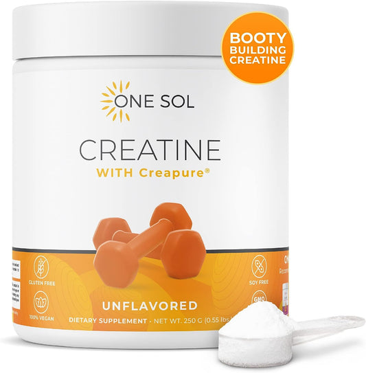 One Sol Creatine for Women Booty Gain, All Natural Women's Creatine - NutriGlobal