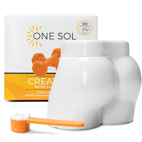 One Sol Creatine for Women Booty Gain, All Natural Women's Creatine Powder - NutriGlobal