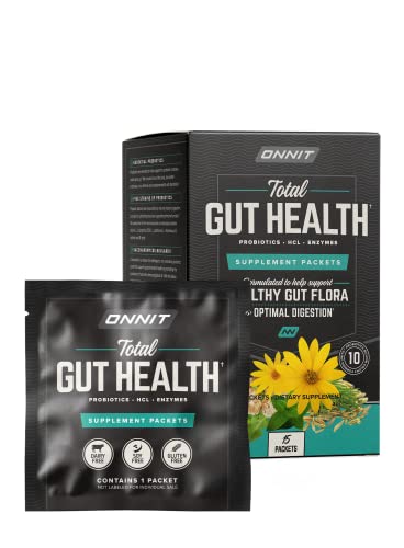 ONNIT Total Gut Health - Complete Probiotics & Digestive Enzyme Supplement - NutriGlobal
