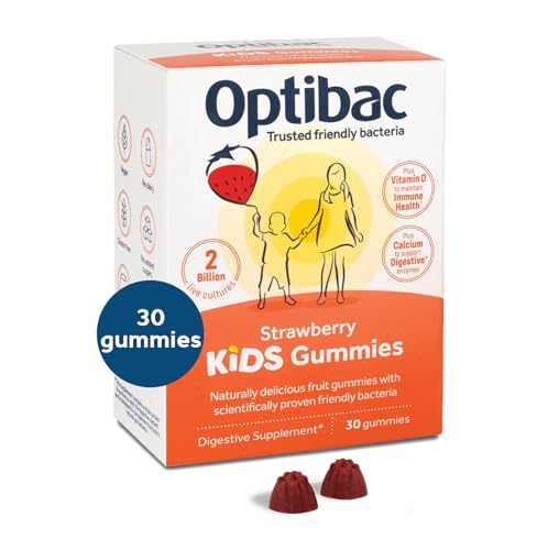Optibac Kids Probiotic with Vitamin D & Calcium for Immune System Support & Gut Health - NutriGlobal