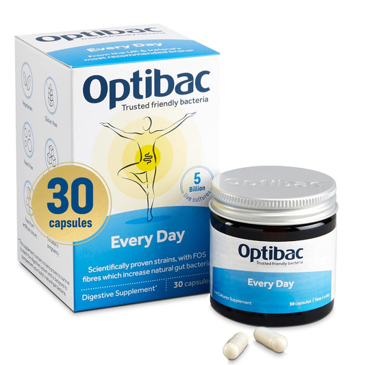 Optibac Probiotics Every Day - Digestive Probiotic Supplement with 5 Billion Bacterial - NutriGlobal