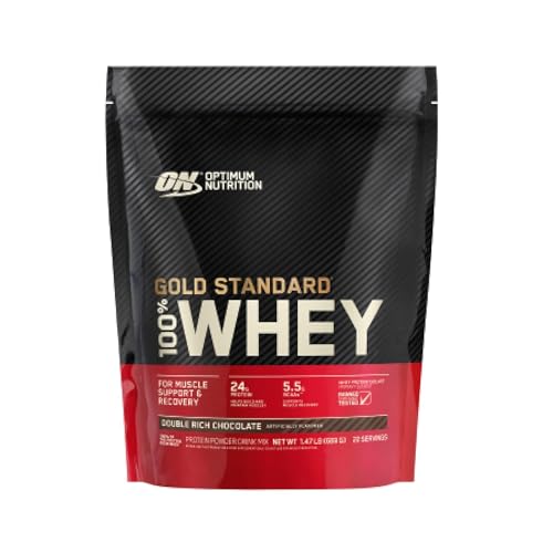 Optimum Nutrition Gold Standard 100% Whey Protein Powder, Double Rich Chocolate - NutriGlobal