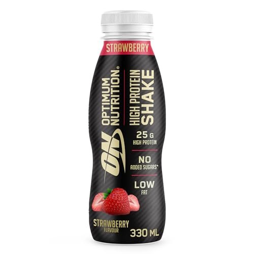 Optimum Nutrition High Protein Shake Bottles, Ready To Drink Healthy Snacks, No added - NutriGlobal