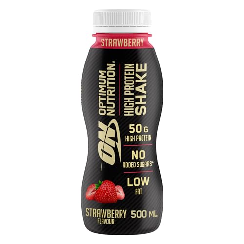 Optimum Nutrition High Protein Shake Bottles, Ready To Drink Healthy Snacks, No added - NutriGlobal