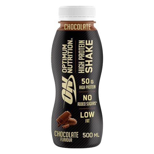 Optimum Nutrition High Protein Shake Bottles, Ready To Drink Healthy Snacks, No added - NutriGlobal