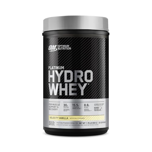 Optimum Nutrition Platinum Hydrowhey Protein Powder, 100% Hydrolyzed Whey Protein - NutriGlobal