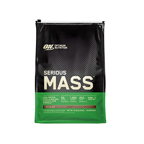 Optimum Nutrition Serious Mass Weight Gainer Protein Powder, Vitamin C, Zinc and Vitamin - NutriGlobal