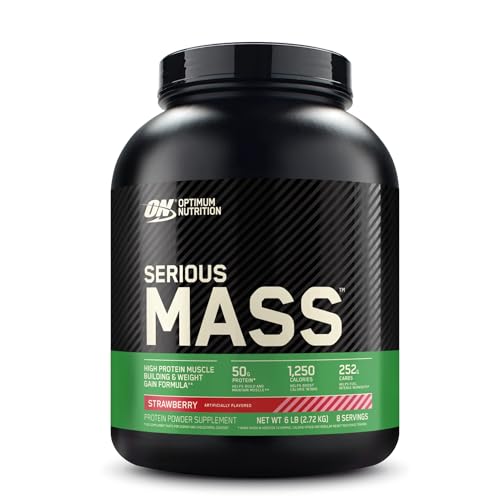 Optimum Nutrition Serious Mass, Weight Gainer Protein Powder with Immune Support - NutriGlobal