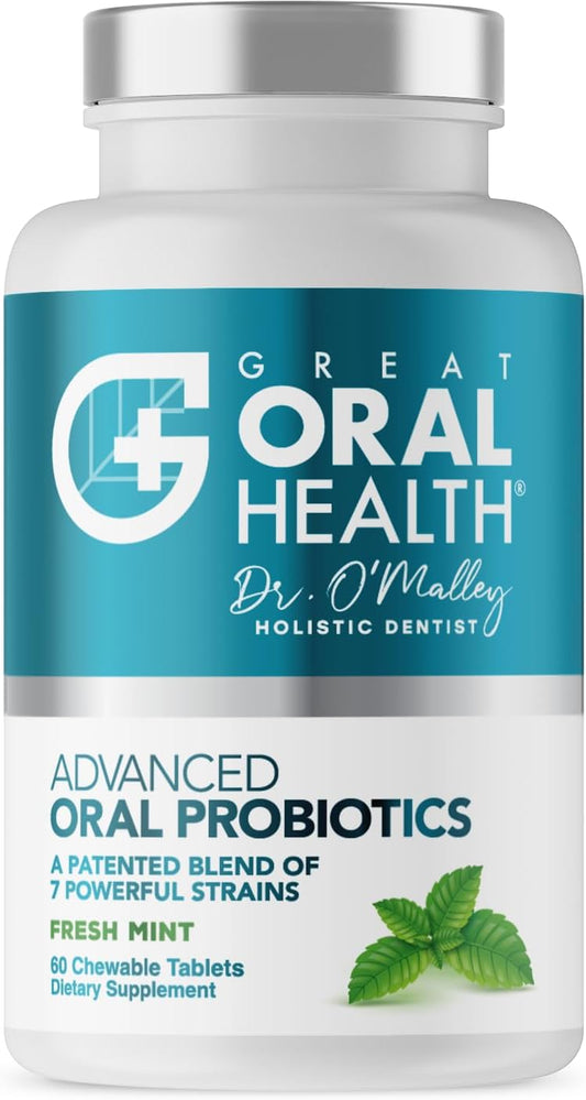 Oral Probiotics for Mouth Bad Breath Treatment for Adults: Dentist Formulat - NutriGlobal