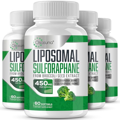 Osasuna Liposomal Sulforaphane 450MG, Maximum Absorption, 240 Softge - NutriGlobal