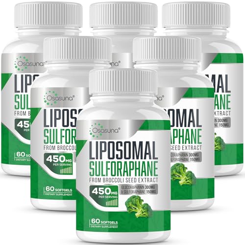 Osasuna Liposomal Sulforaphane 450MG, Maximum Absorption, 360 Softge - NutriGlobal