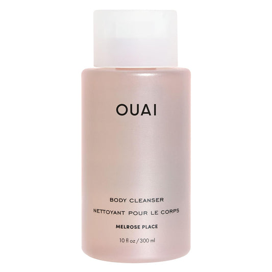 OUAI Body Cleanser, Melrose Place - Foaming Body Wash with Jojoba Oil and Rosehip Oil to Hydrate, Nurture, Balance and Soften Skin - Paraben, Phthalate and Sulfate Free Skin Care Products (10 Fl Oz) - NutriGlobal