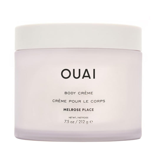 OUAI Body Cream, Melrose Place - Hydrating Whipped Body Cream with Cupuaçu Butter, Coconut Oil and Squalane - Softens Skin and Delivers Healthy-Looking Glow - Sulfate Free Skin Care (7.5 Oz) - NutriGlobal
