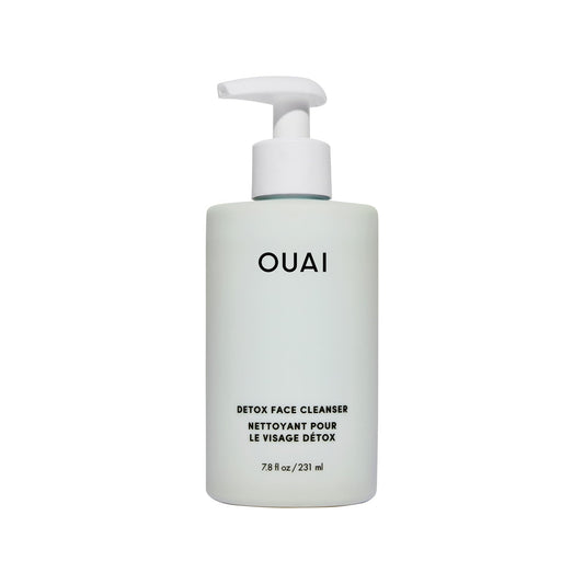 OUAI Detox Facial Cleanser - Deep Cleansing Face Wash with Glycolic Acid, Niacinamide & PHA - Removes Sweat, Dirt & Oil Without Drying - Gentle Face Cleanser for Post-Workout (7.8 Fl Oz) - NutriGlobal