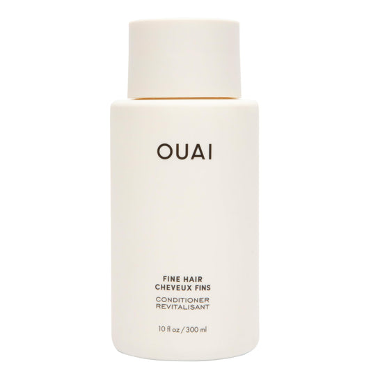 OUAI Fine Hair Conditioner - Volumizing Conditioner for Fine Hair Made with Keratin, Biotin and Chia Seed Oil - Adds Softness, Bounce and Volume - Free from Parabens, Sulfates, and Phthalates (10 Oz) - NutriGlobal